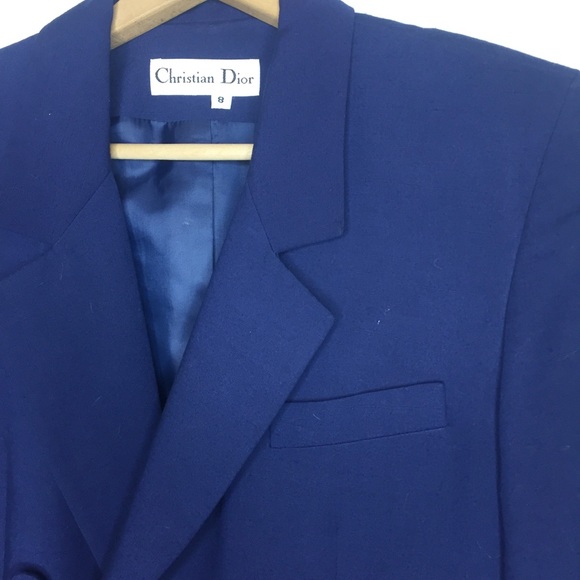 RARE Vintage Dior double breasted blazer skirt set - Picture 3 of 8